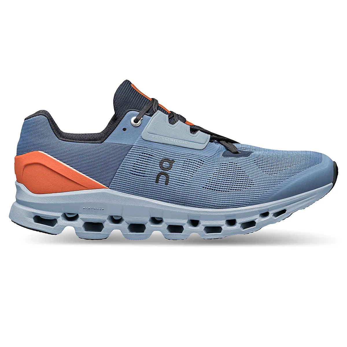 ON Cloud stratus Running Shoes Lake Blue Flare Orange On Shoes Cloudstratus Men 39.99213 sneakers - Lake/Flare  main image 2