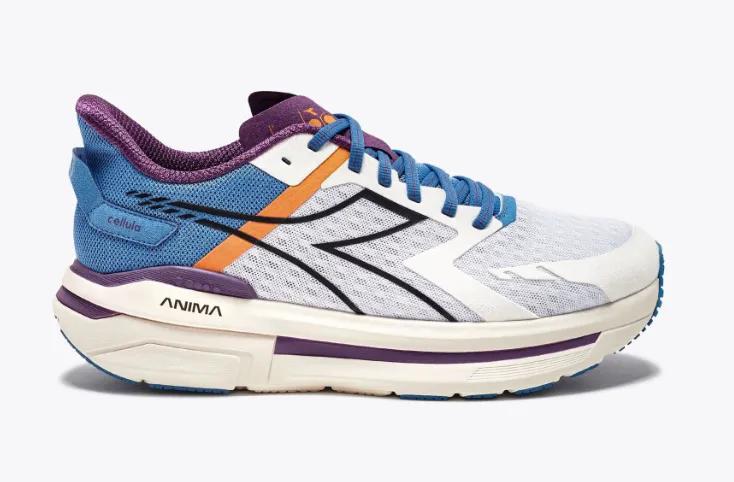 Diadora Men's Cellula White/Pacific Coast/Sunset