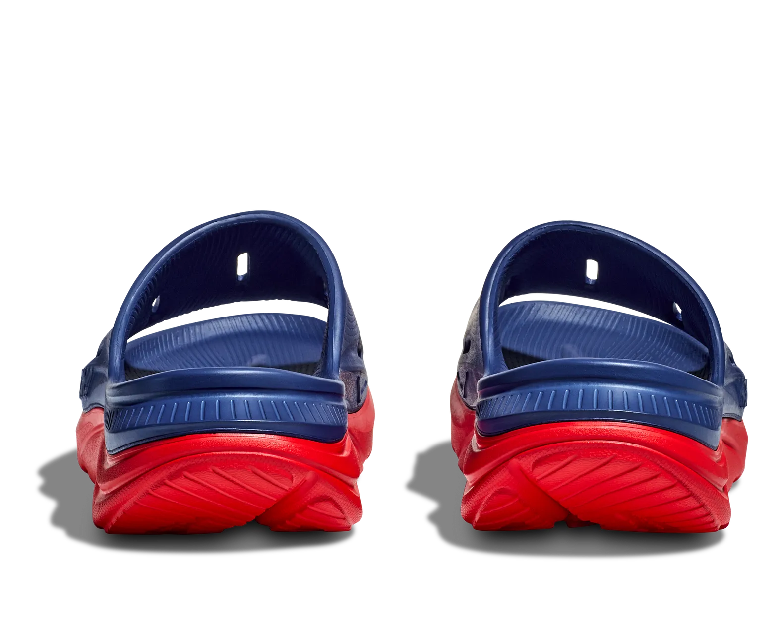 Hoka ALL GENDER ORA RECOVERY SLIDE 3 BELLWETHER BLUE / RED ALERT