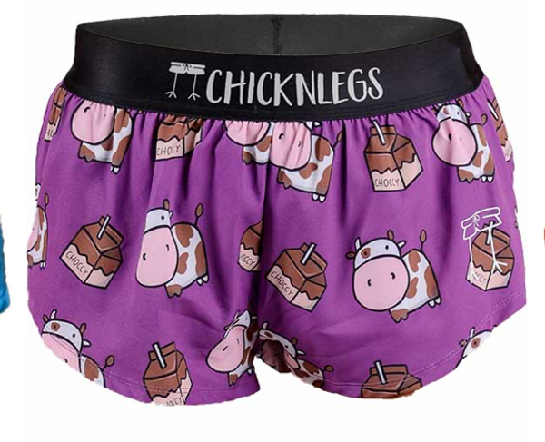 Chicken Legs Shorts Women's 1.5" Split Shorts CHOCOLATE MILK