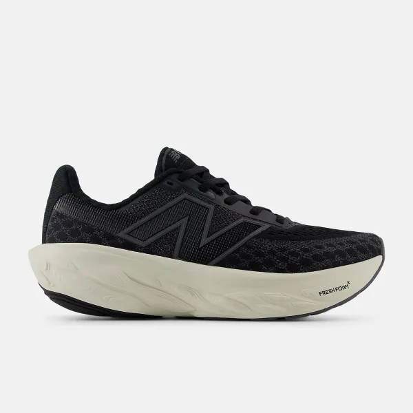New Balance Women's 1080V14 B-Black with phantom and sea salt
